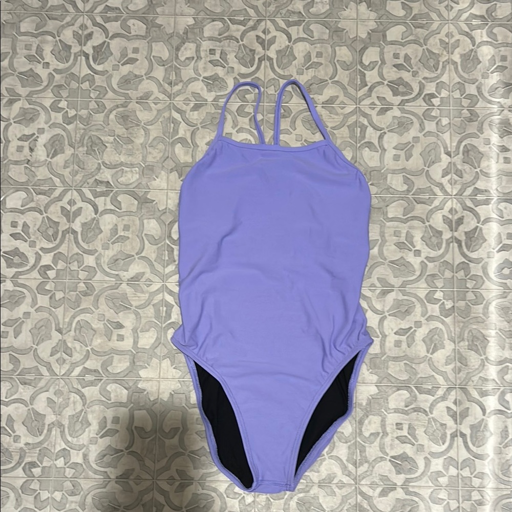 JOLYN raya lavender swim onesie